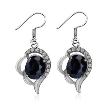 Hot Classic Fashion Earrings Silver Wedding Party